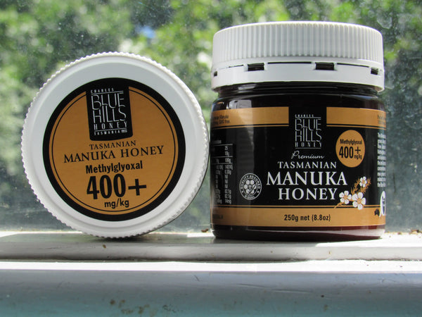 Manuka honey (400+), Blue Hills, Tasmanian Blue Hills Honey