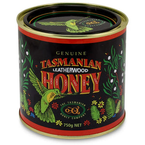Leatherwood honey, Tasmanian Honey Company, 750gm tin Tasmanian Honey Company