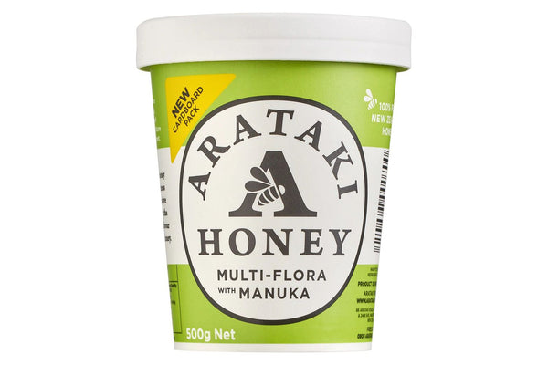 Arataki Manuka and Multiflora honey blend in 500gms tub 