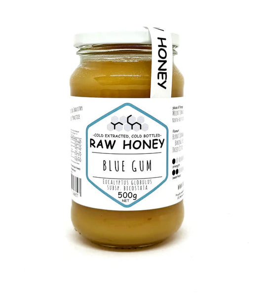 raw blue gum honey 500gms jar
