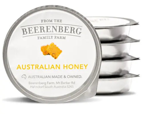 Beerenberg individual 14gms  portions of quality Australian honey