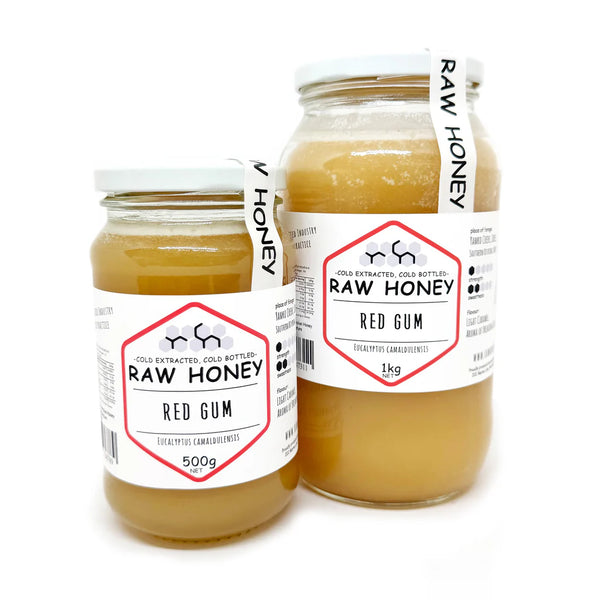 Red gum honey, Raw, 1kg or 500gms jar