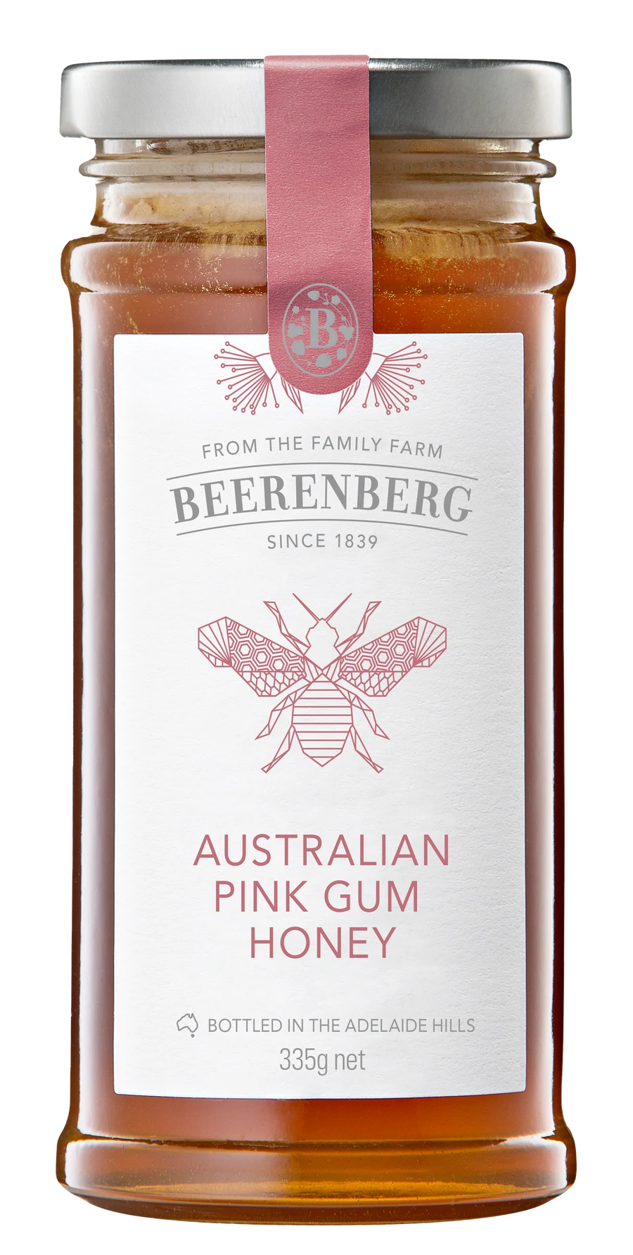 Pink Gum Honey, Beerenberg 335gms