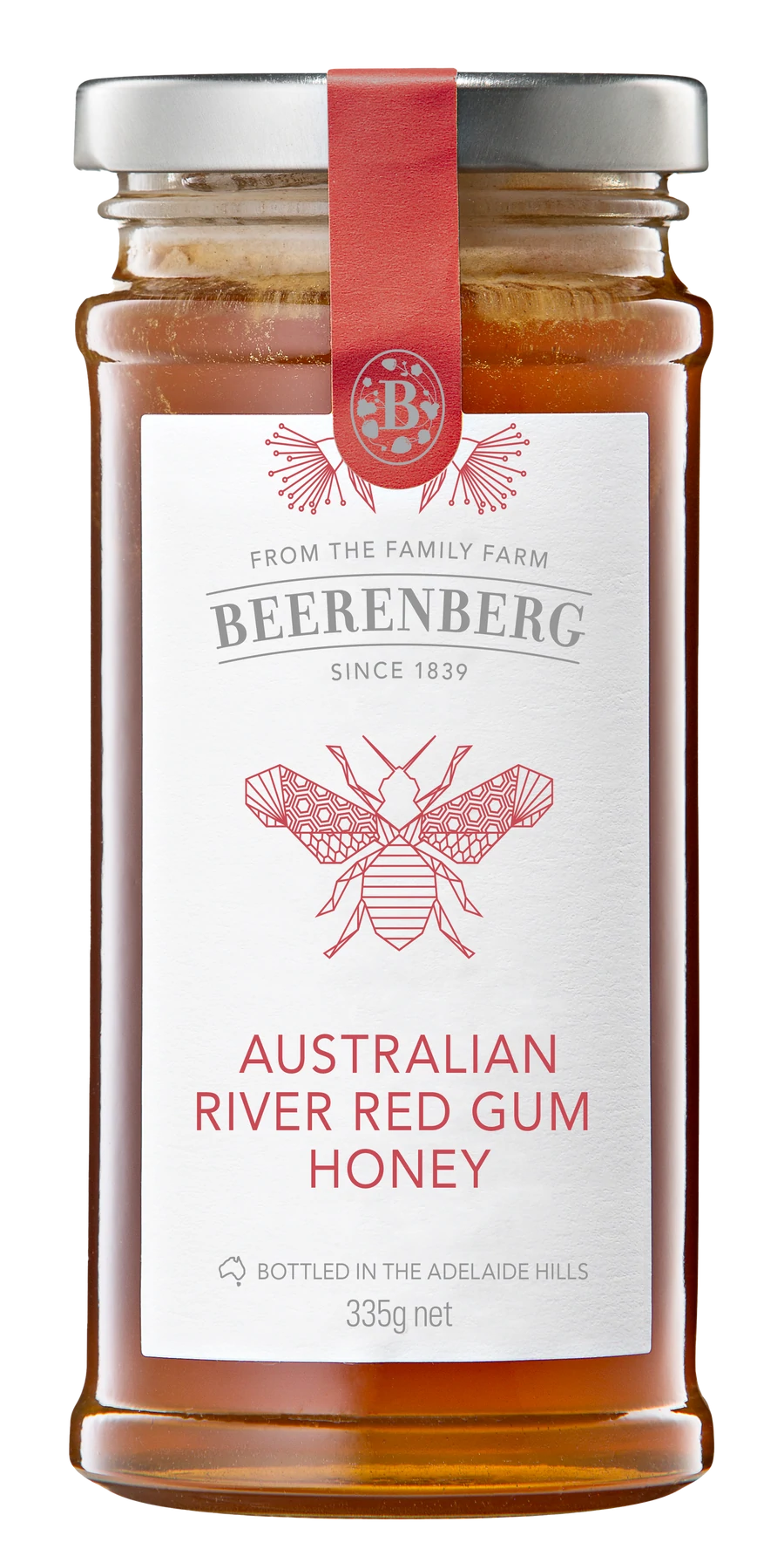 Beerenberg river red gum honey, 335gms