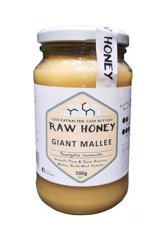 Raw giant mallee honey available at www.tastyhoney.com