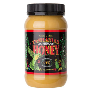 Leatherwood honey, Tasmanian Honey Company, 1kg jar Tasmanian Honey Company