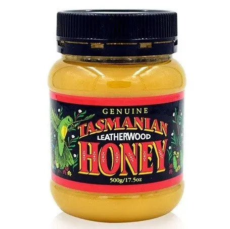 Leatherwood honey, Tasmanian Honey Company, 500gm jar Tasmanian Honey Company