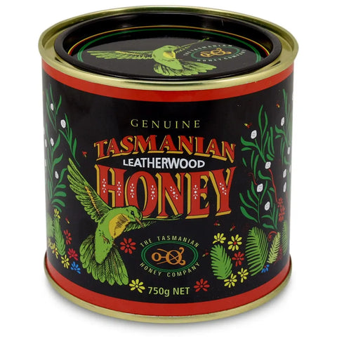 Leatherwood honey, Tasmanian Honey Company, 750gm tin Tasmanian Honey Company