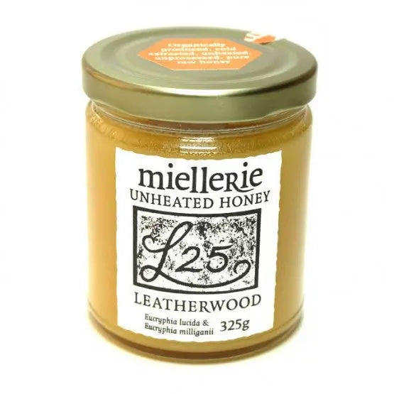 Leatherwood honey, Miellerie, Unheated, 325gms Miellerie