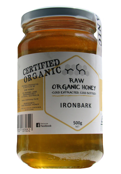 raw organic iron bark honey