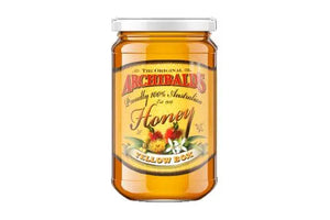 Archibalds yellow box honey 500gms